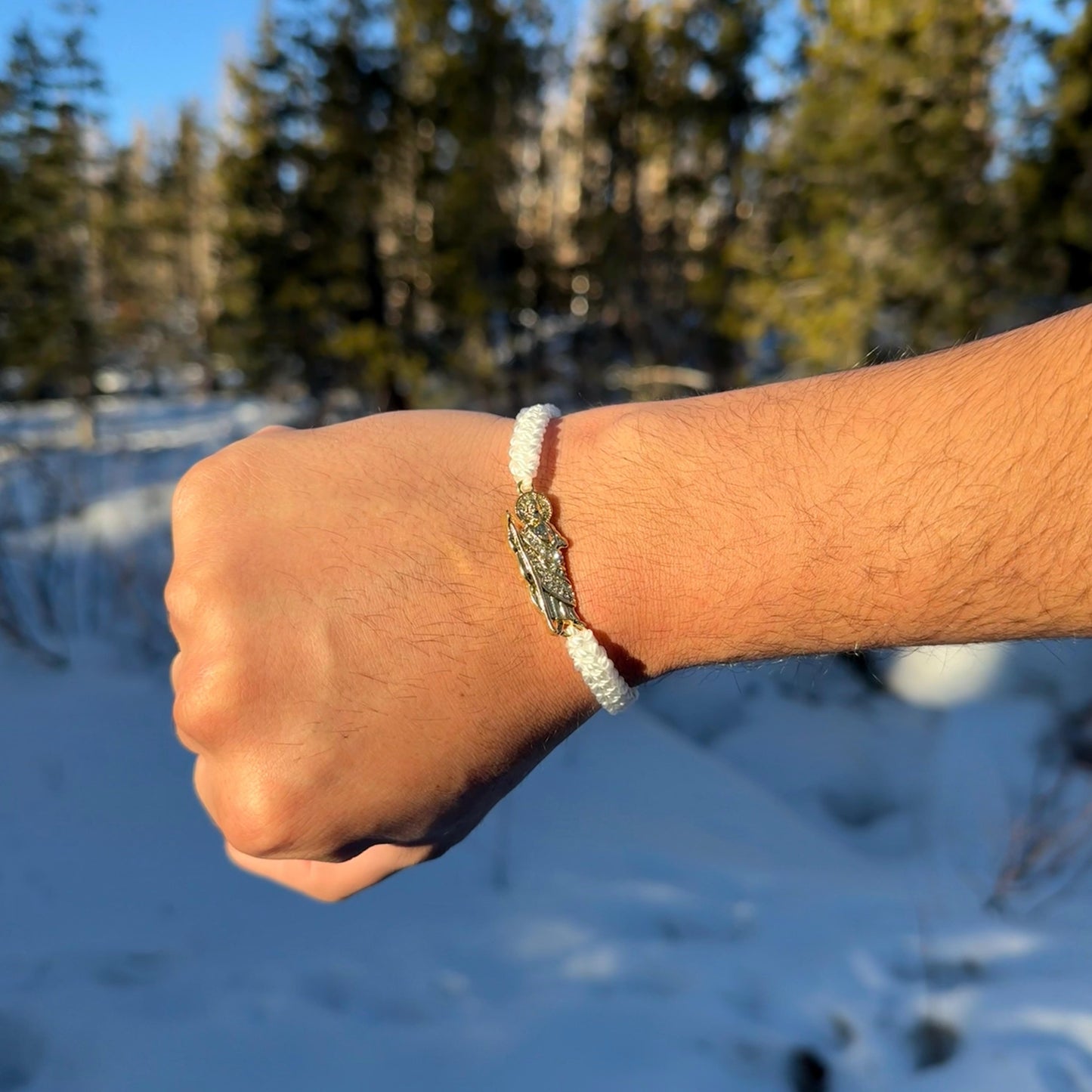 San Judas Handmade Bracelets with Gems