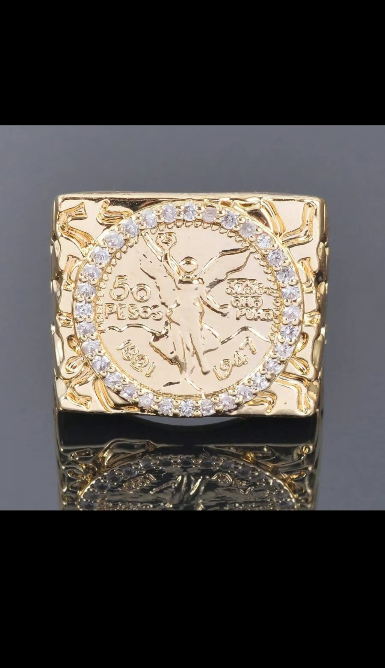 Centenario Ring - 14k Gold Plated