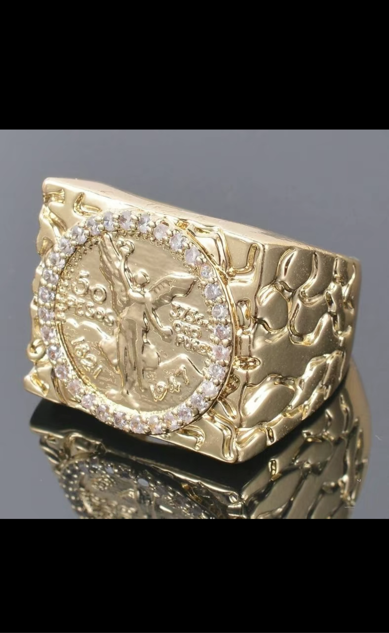 Centenario Ring - 14k Gold Plated