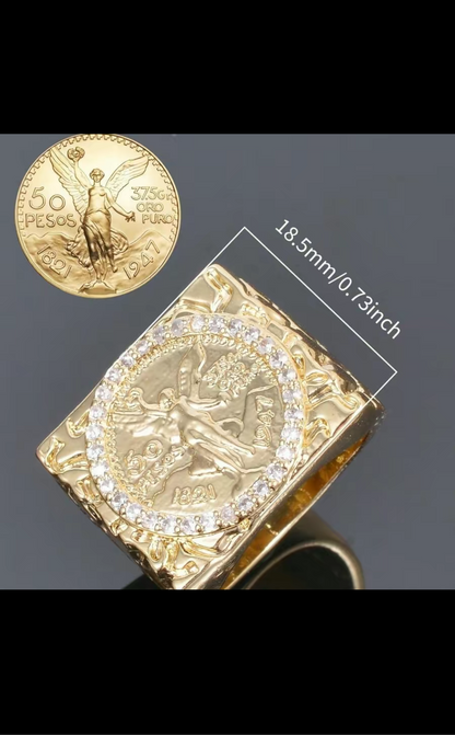 Centenario Ring - 14k Gold Plated