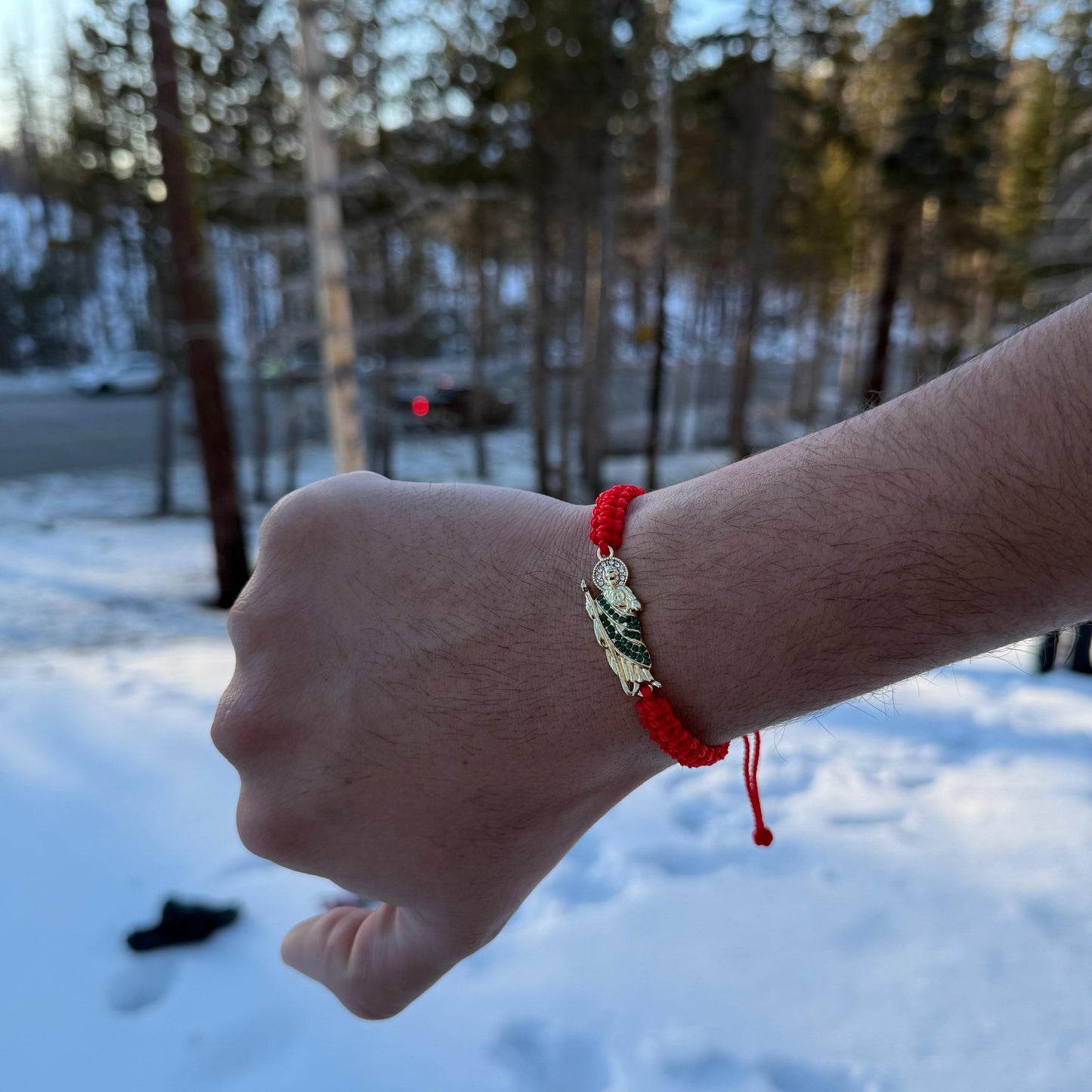 San Judas Handmade Bracelets with Gems