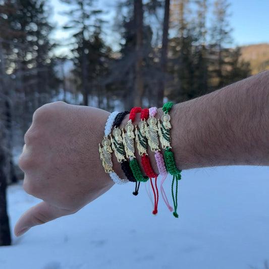 San Judas Handmade Bracelets with Gems