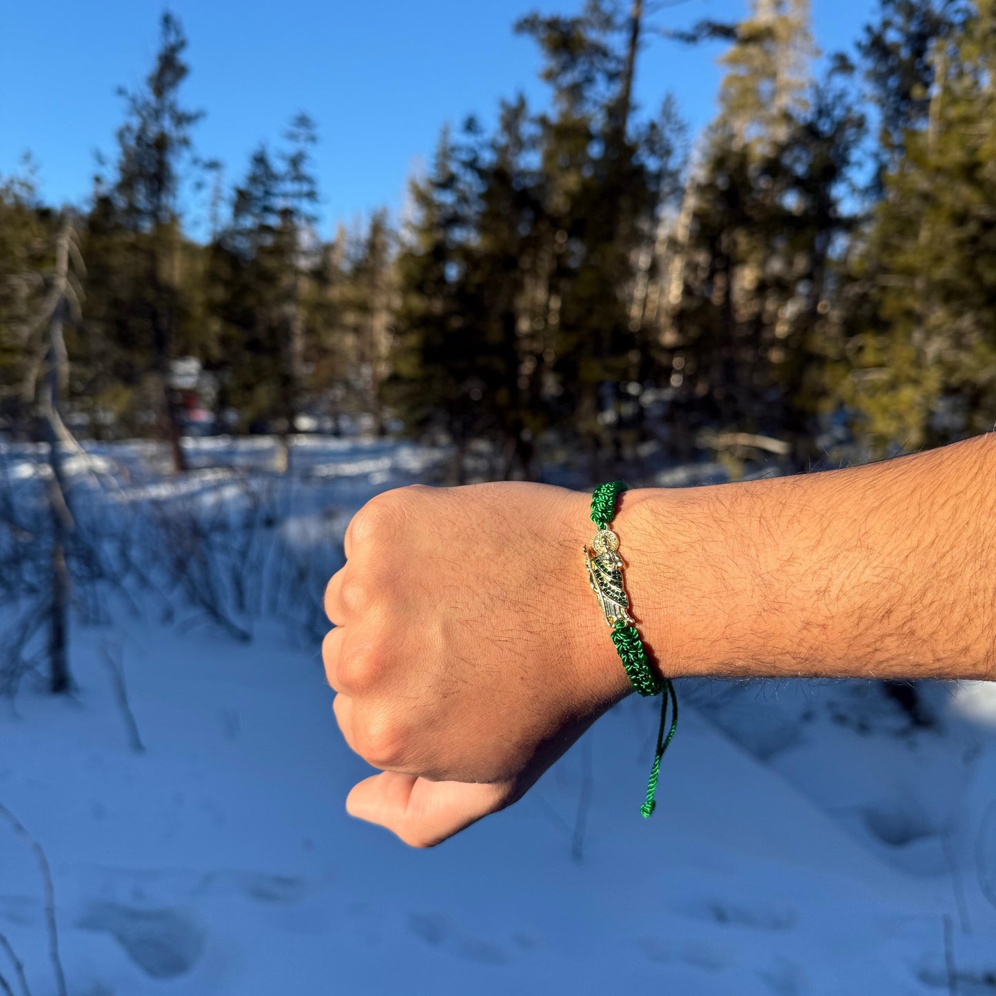 San Judas Handmade Bracelets with Gems
