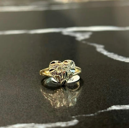 Gold Nugget Couple Rings - His & Hers Set