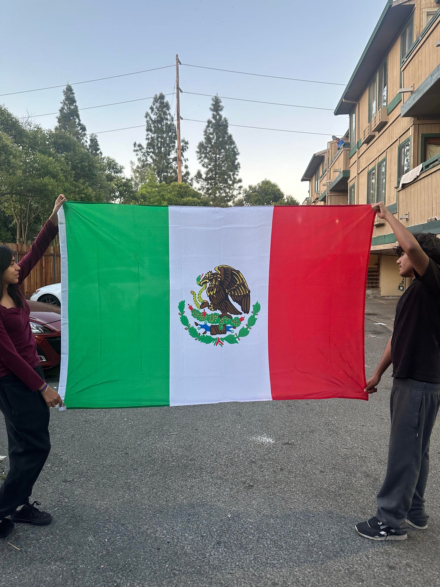 Hispanic Flag for Indoor or Outdoor Display