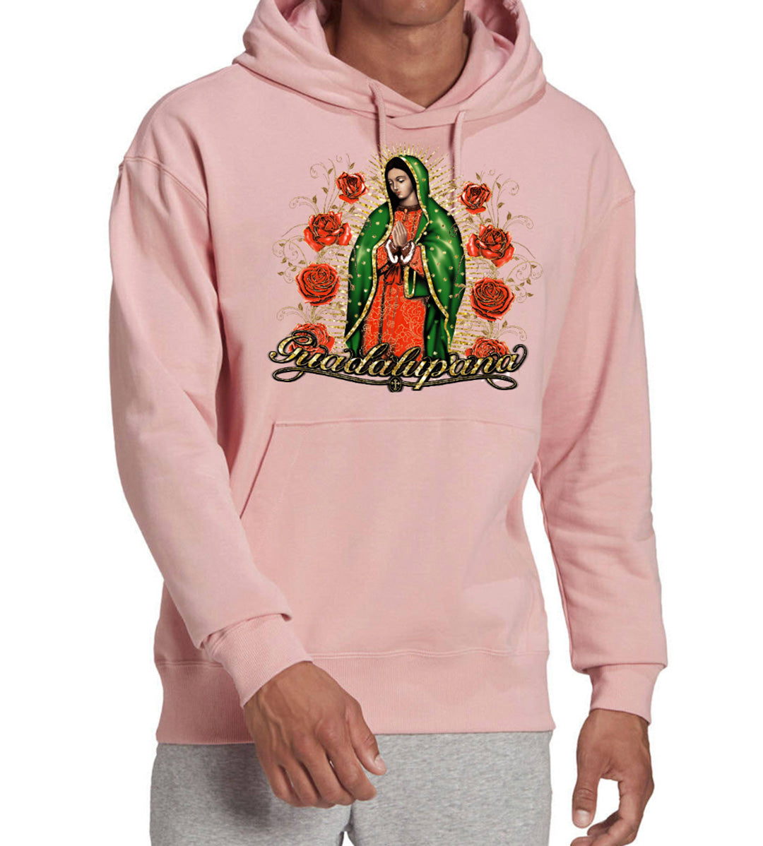 Virgencita with Roses Hoodie! - Unisex