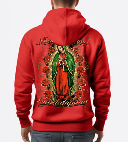 Virgencita with Roses Hoodie! - Unisex