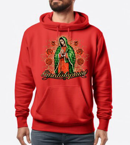 Virgencita with Roses Hoodie! - Unisex